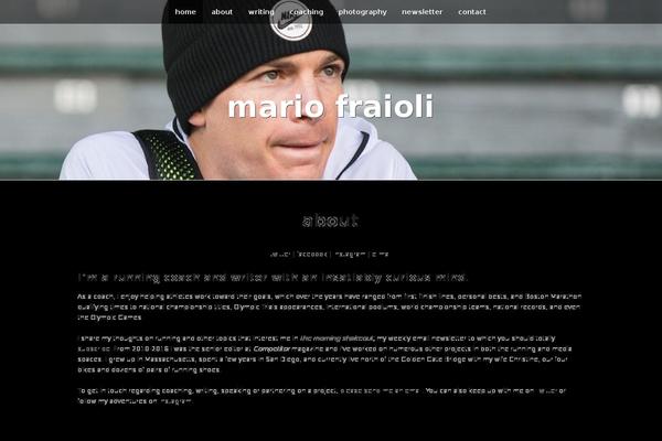 The One Pager theme site design template sample
