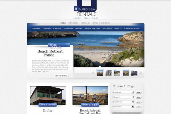 ElegantEstate theme site design template sample
