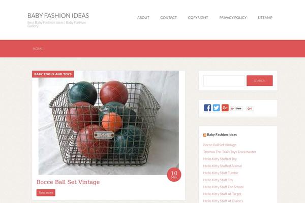 The Funk theme site design template sample