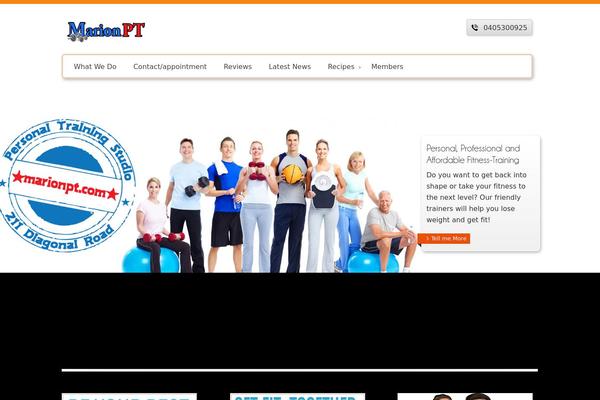 Fit Wp theme site design template sample
