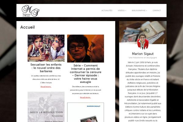 Site using Otw-blog-manager plugin