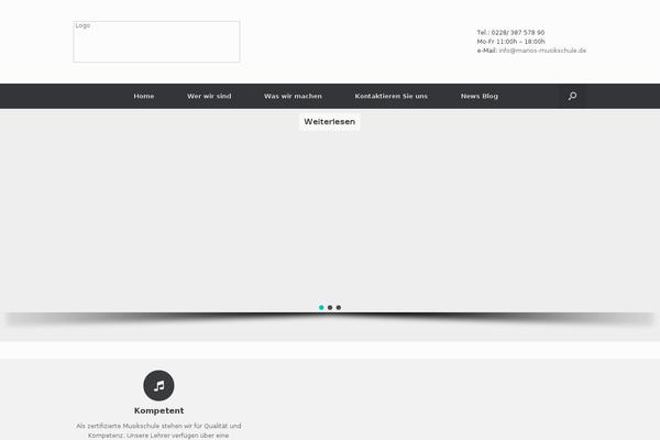 Graphene theme site design template sample