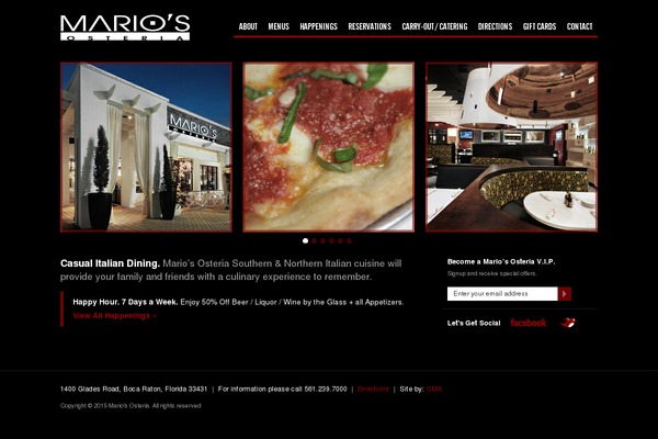 mariososteria.com site used Marios