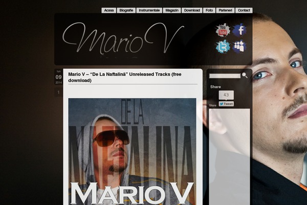 Aeros theme site design template sample