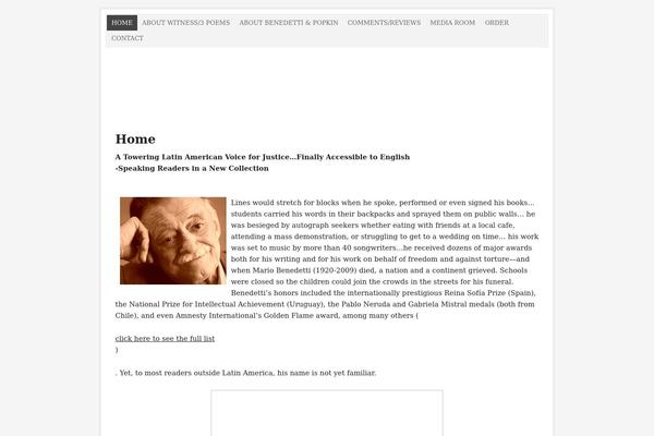 Prose theme site design template sample