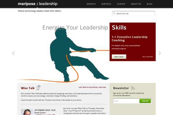 mariposaleadership.com site used Mariposa