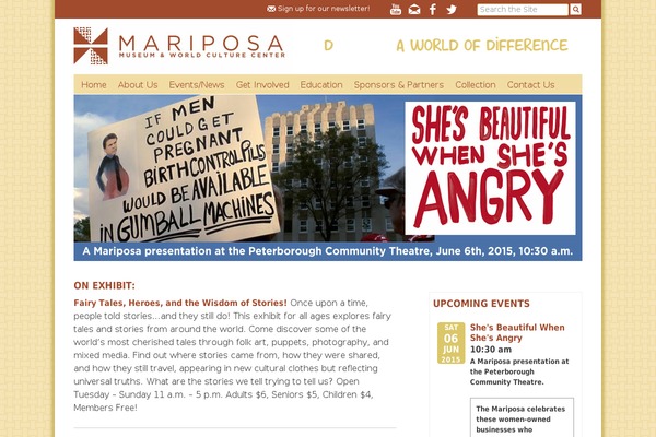 Site using WordPress Content Slide plugin