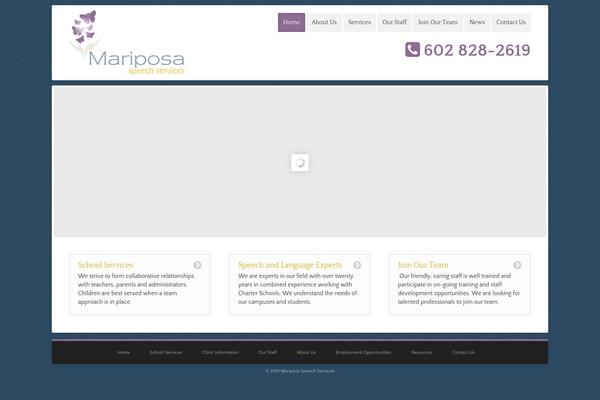 Thinker theme site design template sample