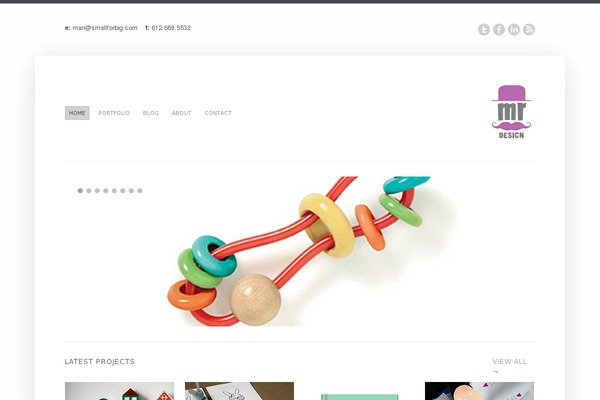 Equilibrium theme site design template sample