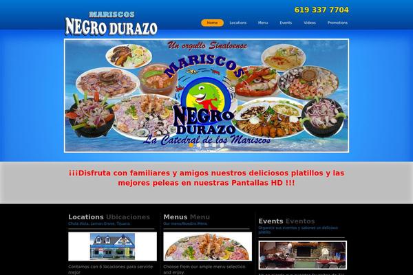mariscosnegrodurazo.com site used Protheme1.3.3.1