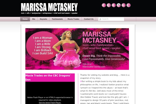 Site using WordPress Content Slide plugin