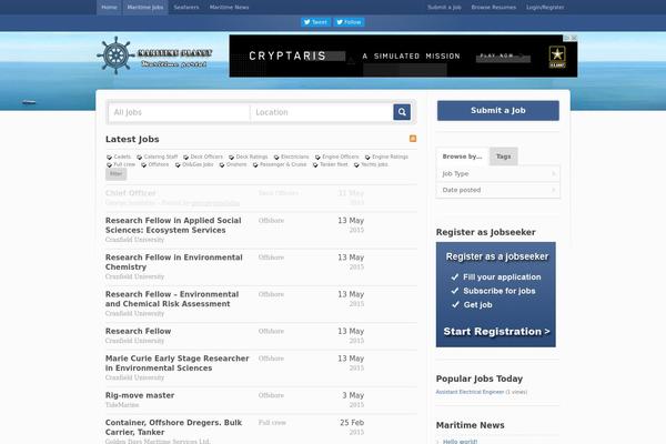 maritime-planet.com site used Crewing