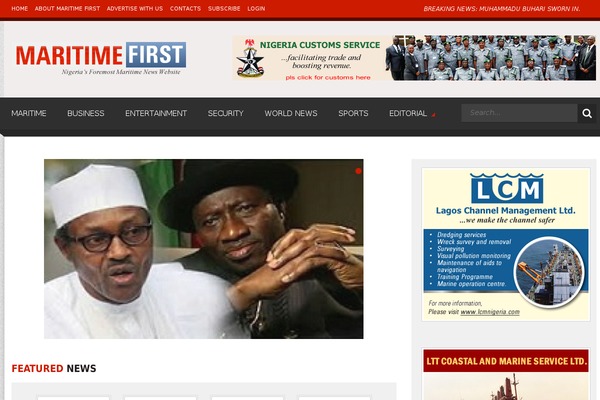 maritimefirstnewspaper.com site used Maritime