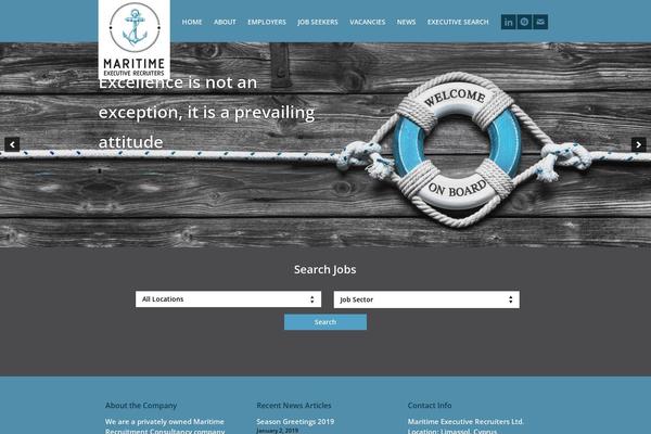 Jobify-child theme site design template sample
