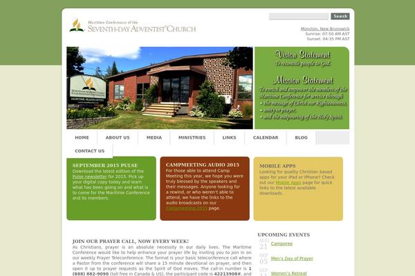 maritimesda.ca site used Theme993