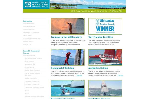 maritimetrainingcentre.com.au site used Bluebubble3.4