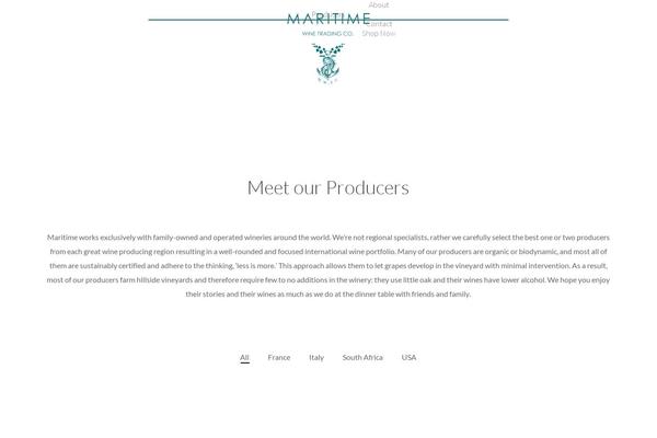 Site using Salient-social plugin