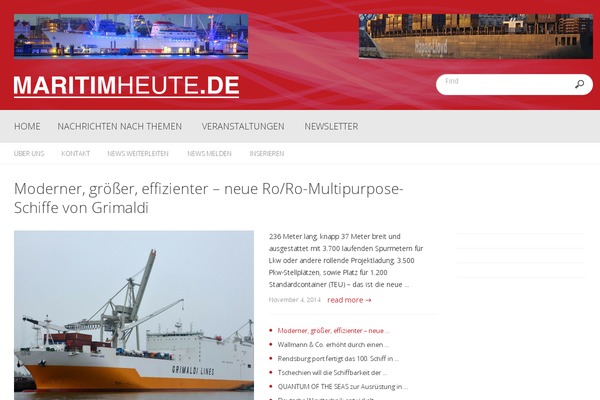 maritimheute.de site used Navingo20