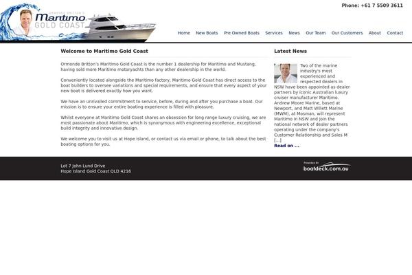 Site using Boat-deck plugin
