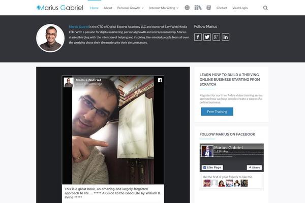 marius-gabriel.com site used Pratico