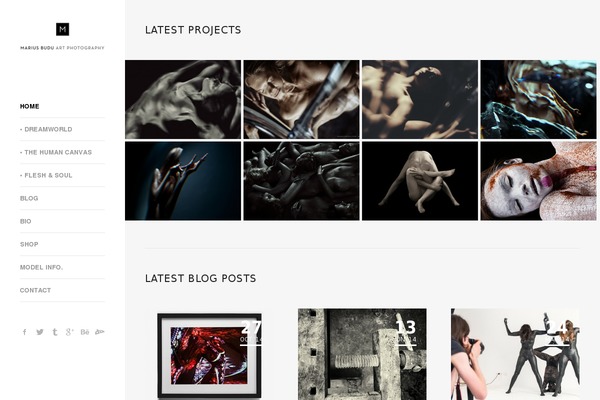 Raw theme site design template sample