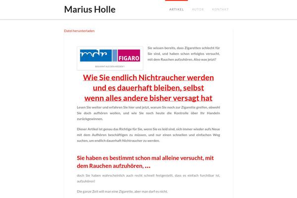 Site using Cornerstone plugin