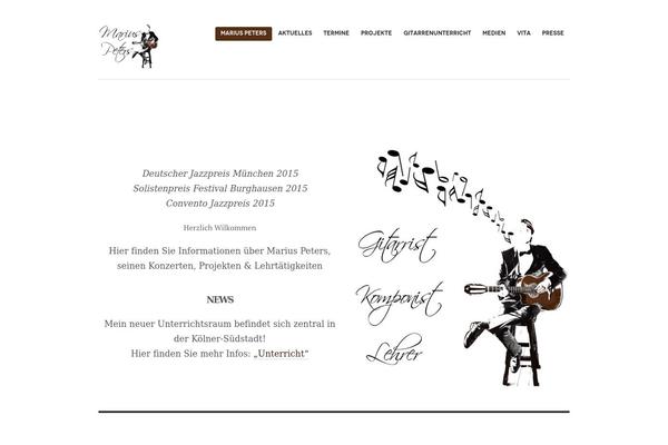 Sparks theme site design template sample