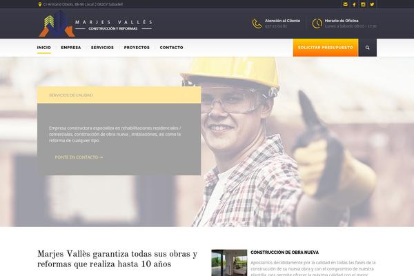 BuildMe theme site design template sample