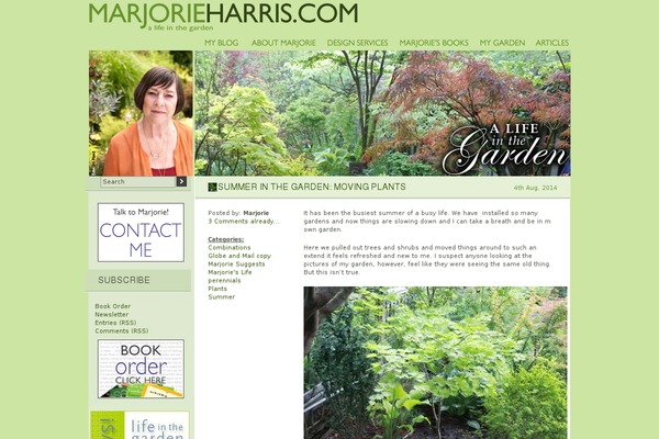 Gardener theme site design template sample