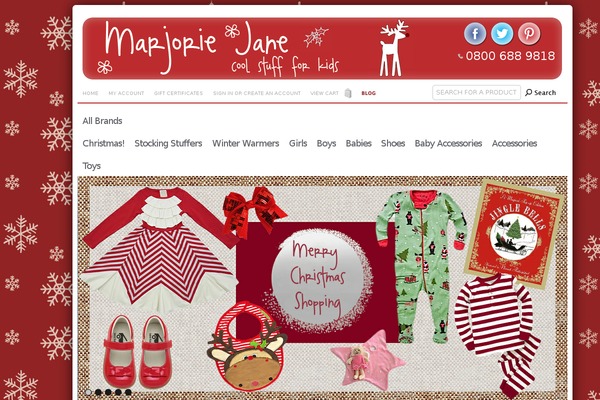 M.j theme site design template sample