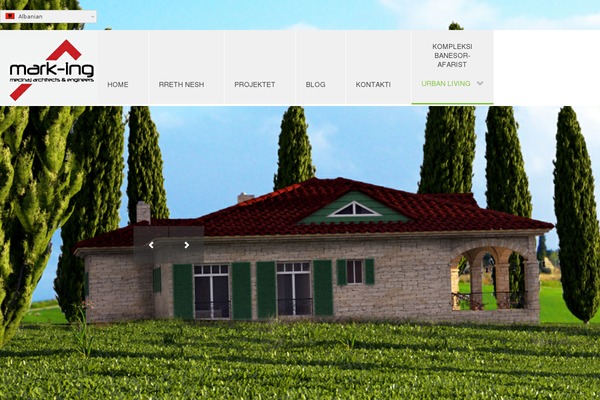 Arch theme site design template sample