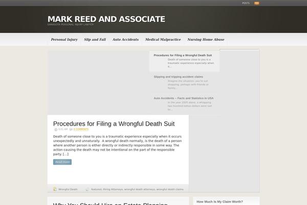 Headlines theme site design template sample