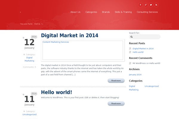 Noemi theme site design template sample