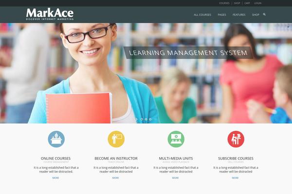 WPLMS theme site design template sample