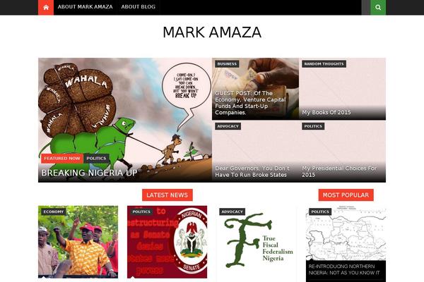 Nadia theme site design template sample