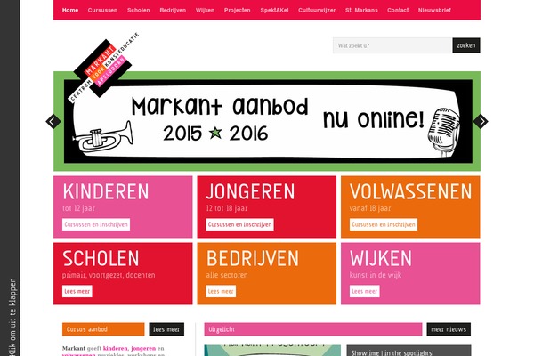 Color Magazine theme site design template sample