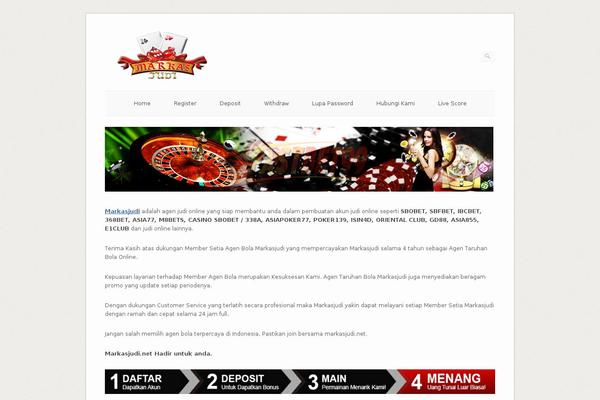 Origami theme site design template sample