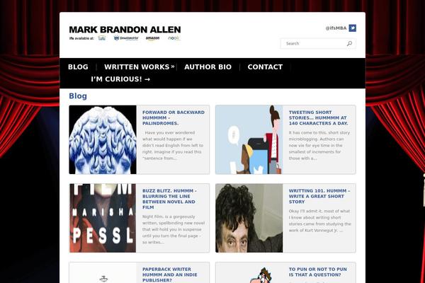 Bookshelf theme site design template sample
