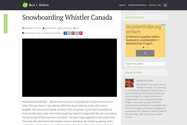 Trendblog theme site design template sample