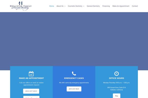Vital theme site design template sample