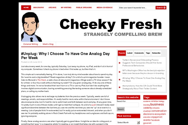 Gazette theme site design template sample