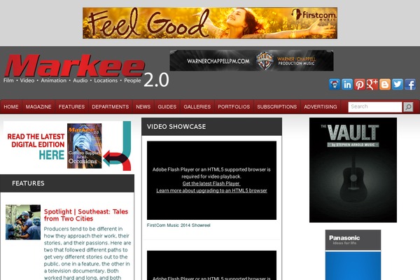 MH Magazine theme site design template sample