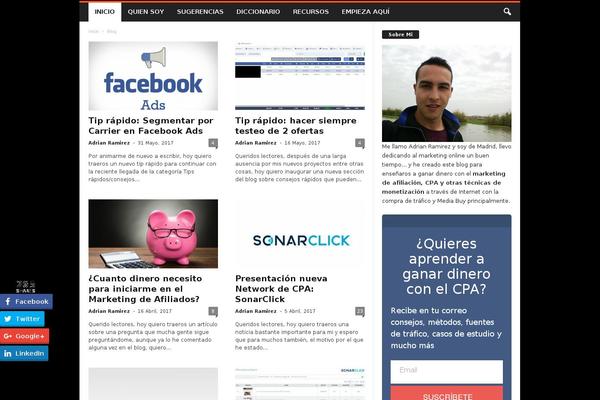 markeista.com site used Newsmag2