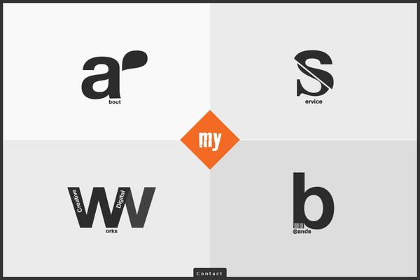 Creative theme site design template sample