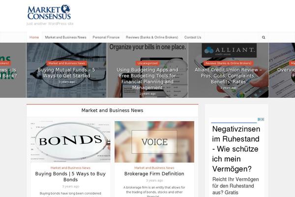 Site using Meks Easy Ads Widget plugin