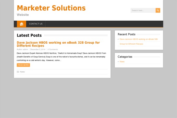 BrickYard theme site design template sample