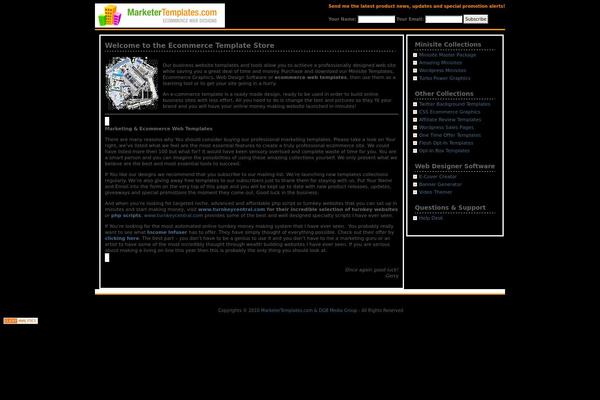 marketertemplates.com site used Limau Orange
