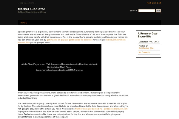 Ocular Professor theme site design template sample
