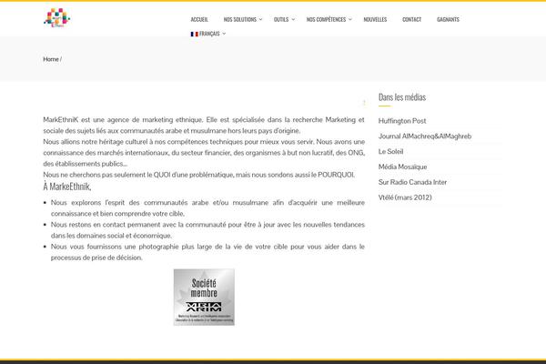 WordPress website example screenshot