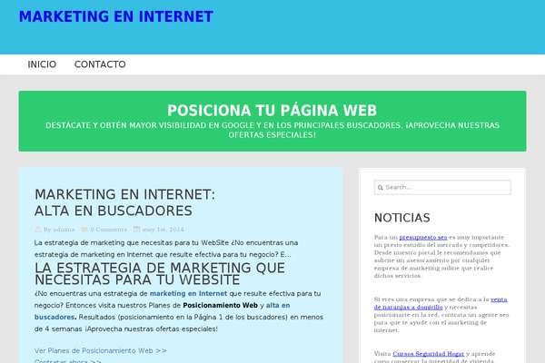 marketing-en-internet.co site used Blueblog